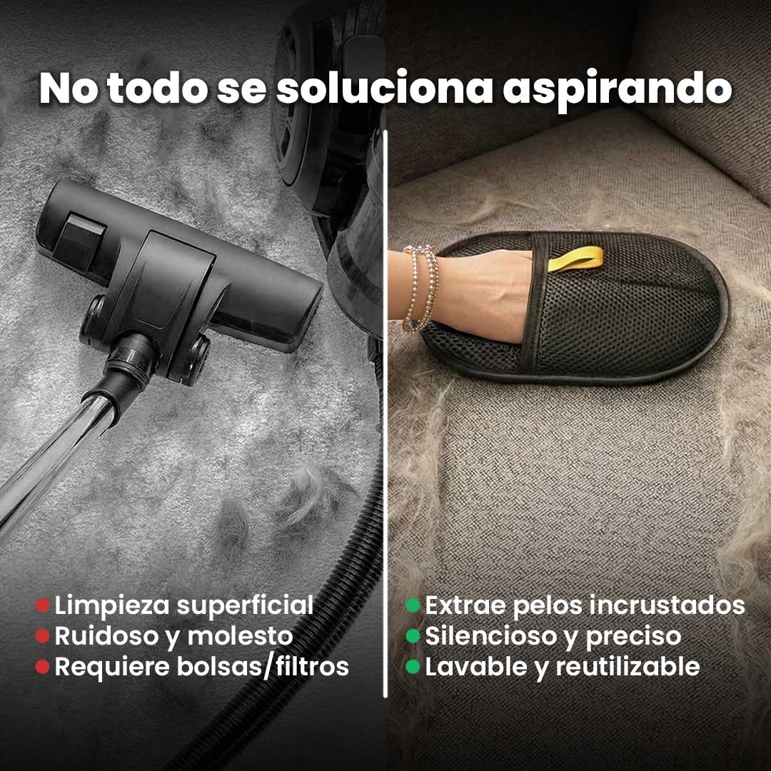 Guante Quita Pelos Rápido Reutilizable